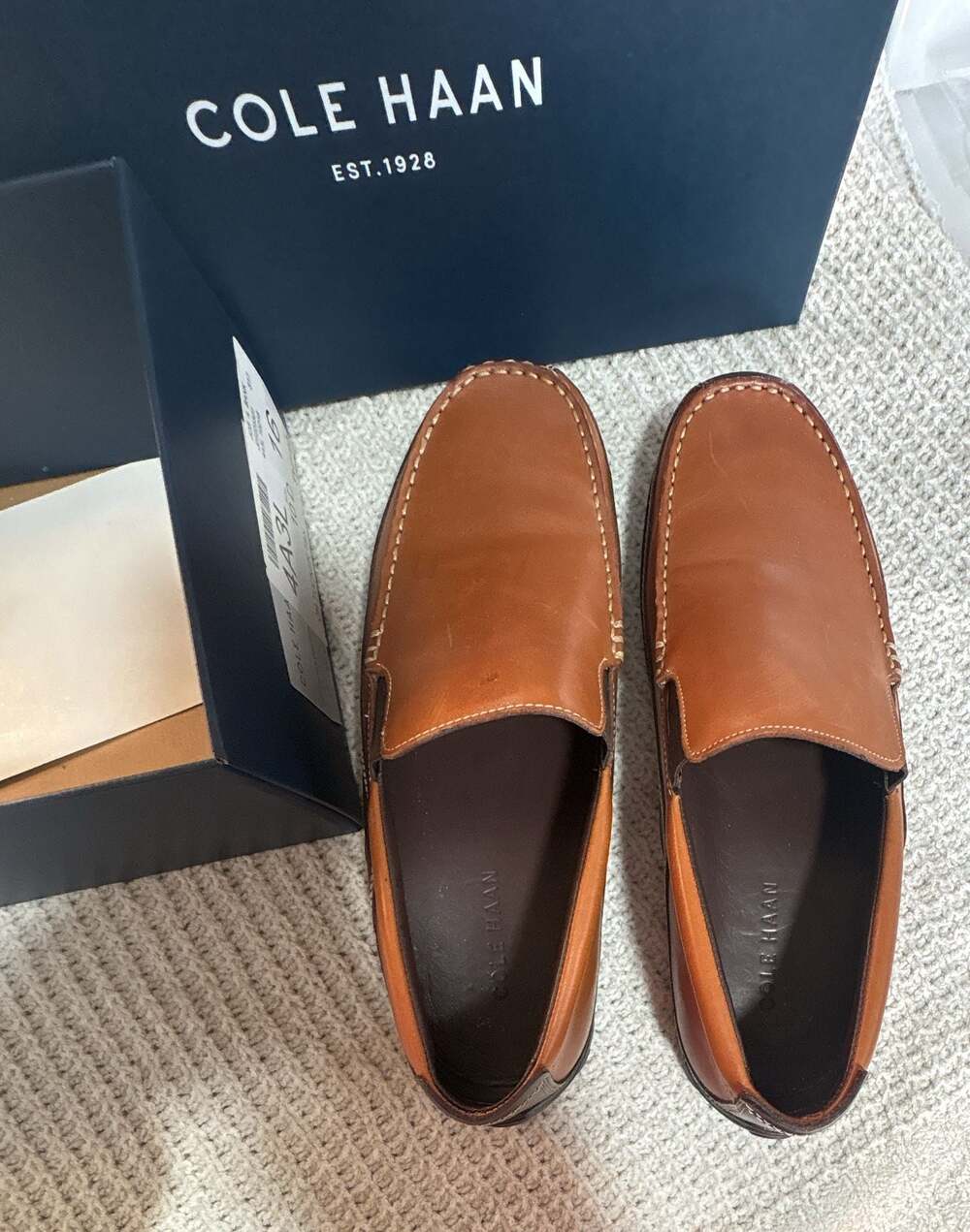 Cole Haan Tucker Venetian Tan Loafer Men's Size 10D